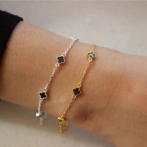 Handmade Clover bracelet